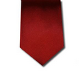 Silk Woven Necktie - Solid Repp (Red)
